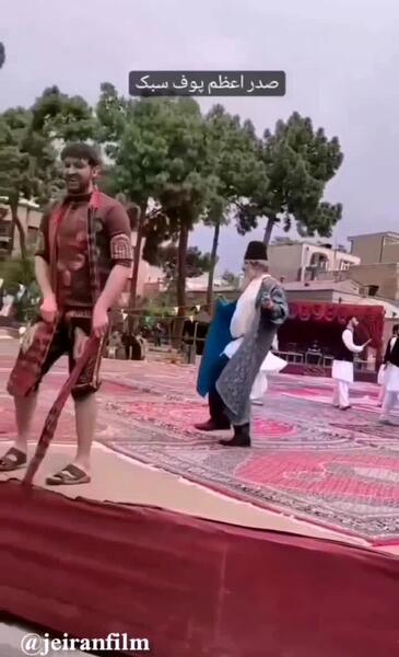 عکس پشت صحنه جیران