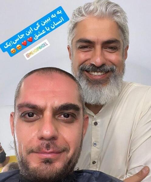 عکس پشت صحنه جیران
