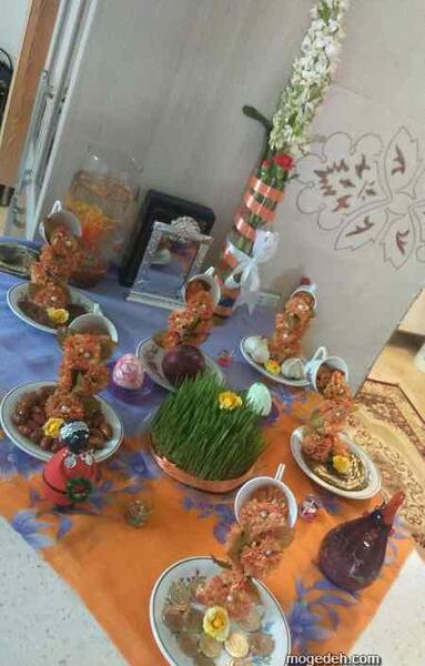 عکس سفره هفت سین خانگی