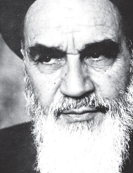 عکس نقاشی چهره امام خمینی