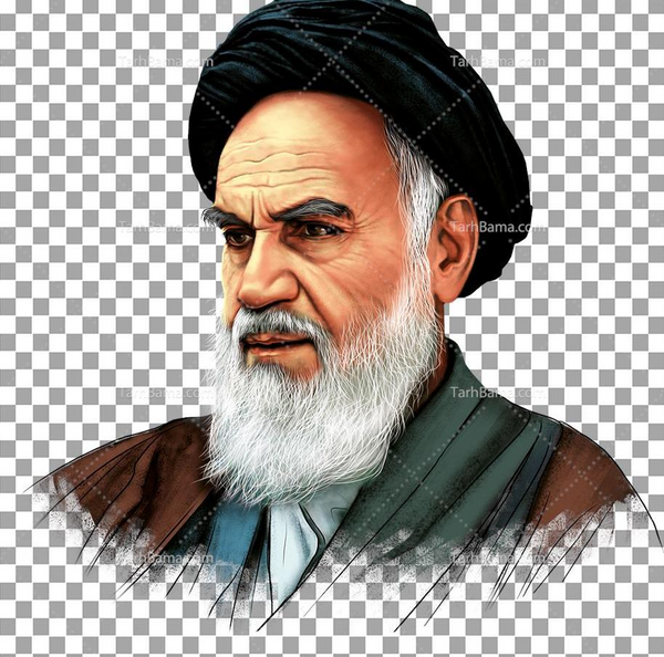 عکس نقاشی چهره امام خمینی