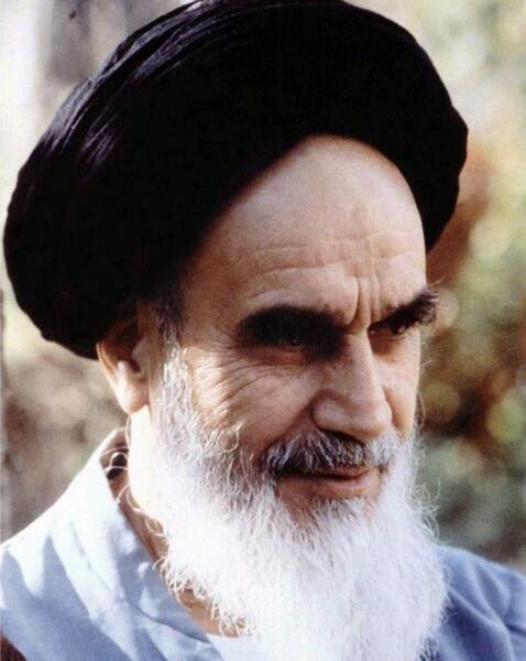 عکس نقاشی چهره امام خمینی