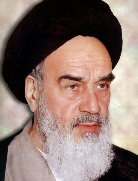 عکس نقاشی چهره امام خمینی