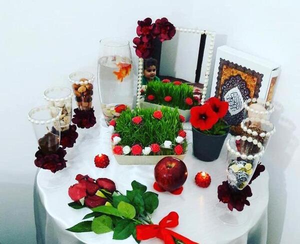 عکس ایده هفت سین با توپ