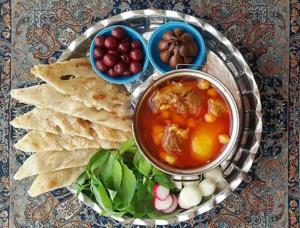 عکس آبگوشت قنبید