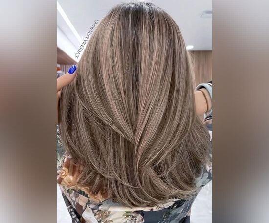 عکس رنگ مو بلوند تیره