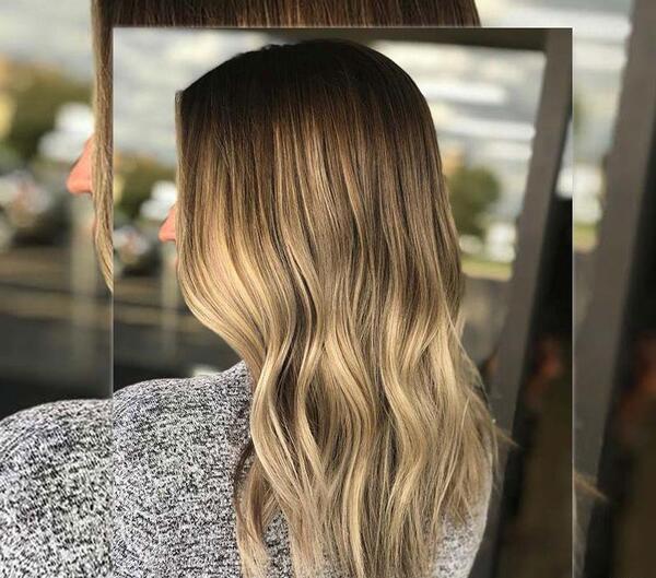 عکس رنگ مو بلوند تیره