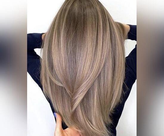عکس رنگ مو بلوند تیره