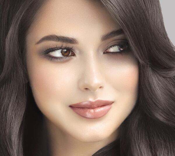 عکس رنگ مو بلوند تیره