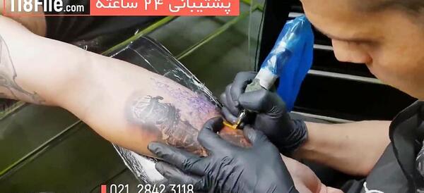 عکس تاتو دست حرفه ای