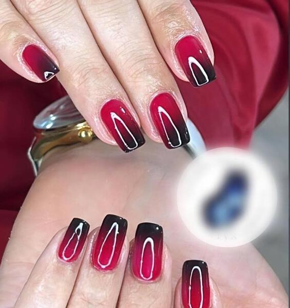عکس طراحی ناخن امبره