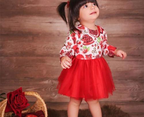 عکس لباس یلدایی بچه گانه