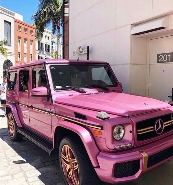 عکس ماشین صورتی دخترانه