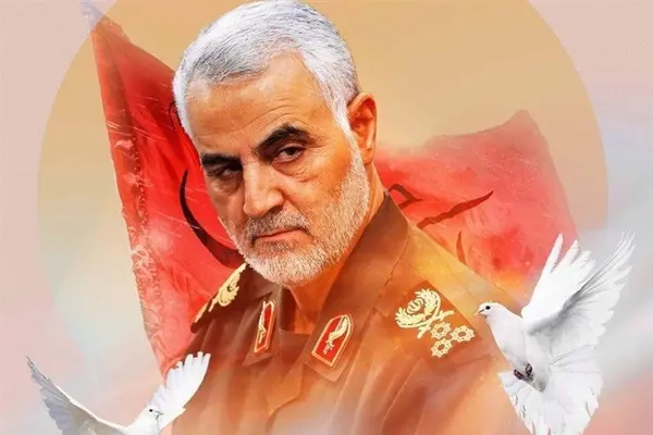 عکس شهید سلیمانی برای تصویر زمینه