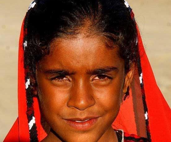 عکس دختر بلوچ سیاه