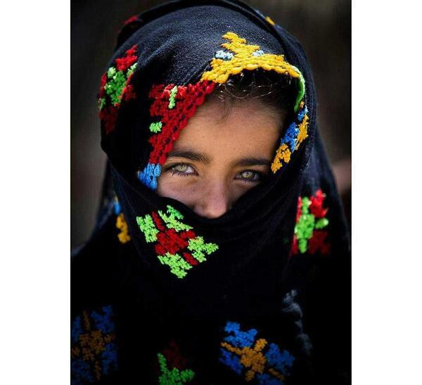عکس دختر بلوچ سیاه