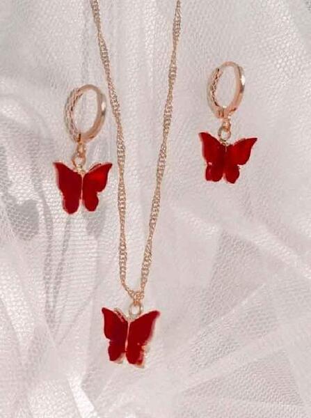 عکس نیم ست پروانه ای