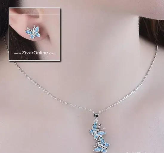 عکس نیم ست پروانه ای