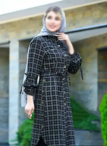 عکس مدل مانتو چهارخونه جدید