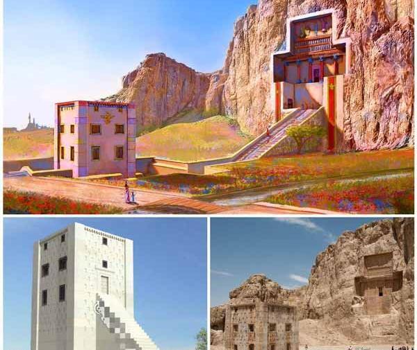 عکس داخل کعبه زرتشت