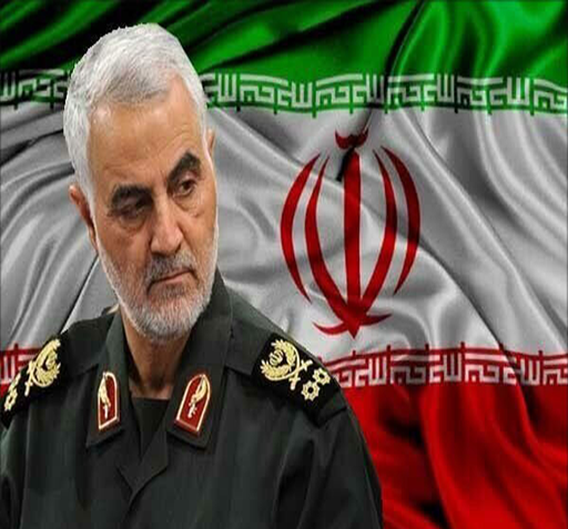 عکس لبخند شهید سلیمانی