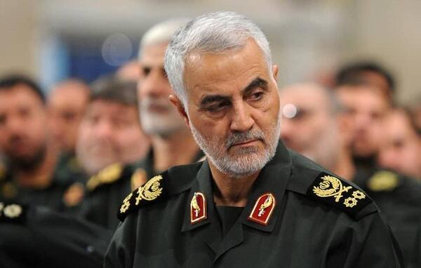 عکس لبخند شهید سلیمانی
