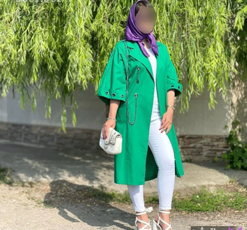 عکس مدل مانتو جلو باز جدید دخترانه