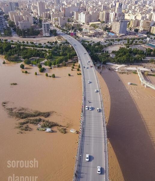 عکس اهواز رود کارون