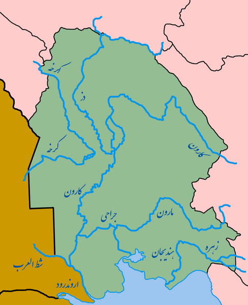 عکس اهواز رود کارون