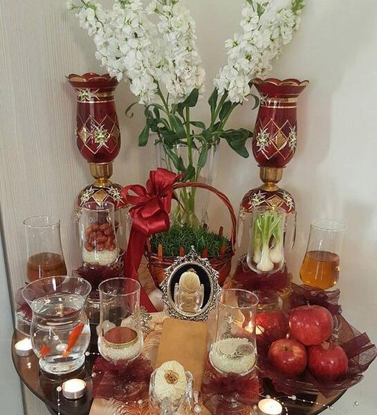 عکس ایده برای تزیینات سفره هفت سین