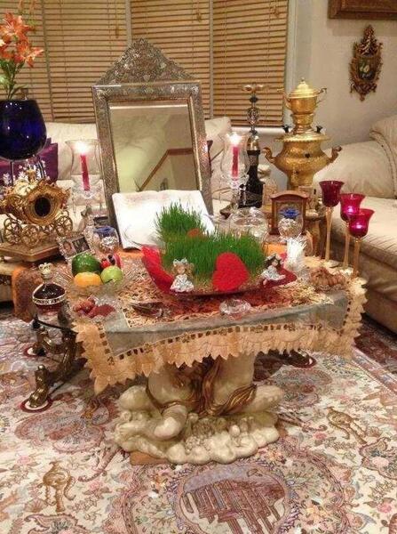 عکس ایده برای تزیینات سفره هفت سین