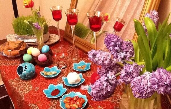 عکس ایده برای تزیینات سفره هفت سین