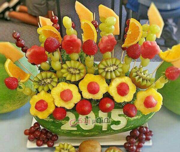 عکس میوه های تزیینی شب یلدا