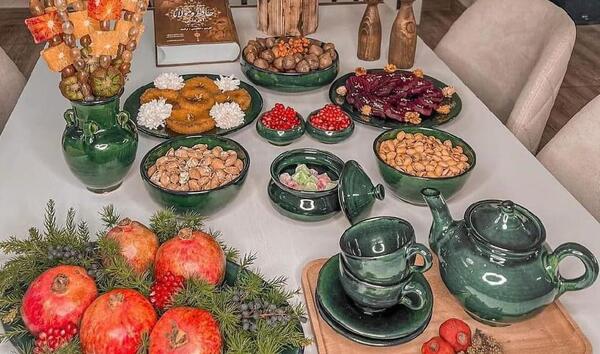 عکس میوه های تزیینی شب یلدا