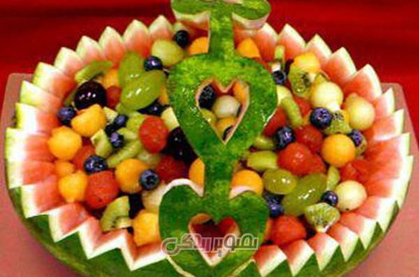 عکس میوه های تزیینی شب یلدا