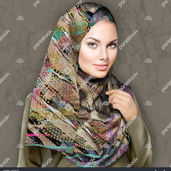 عکس روسری رنگی