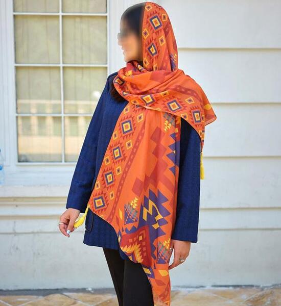 عکس روسری رنگی