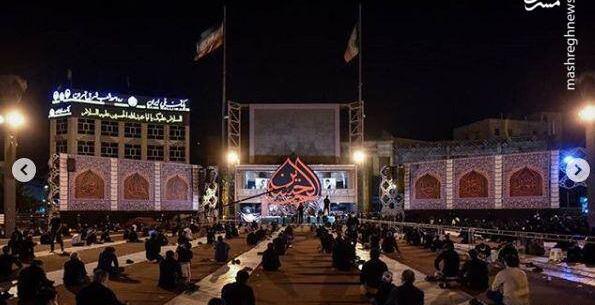 عکس نوشته پرچم امام حسین