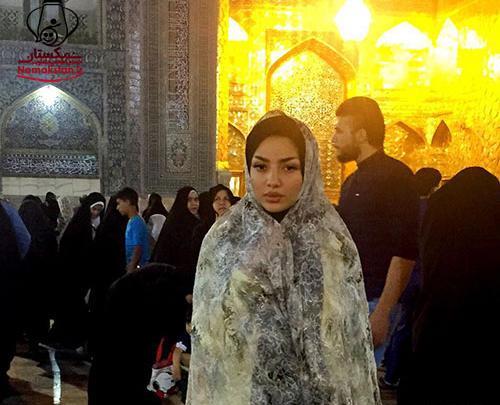 عکس دونفره عاشقانه در حرم امام رضا
