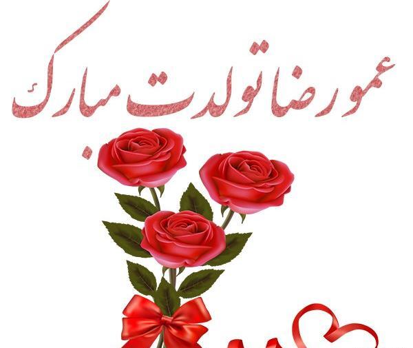 عکس تولدت مبارک رضا