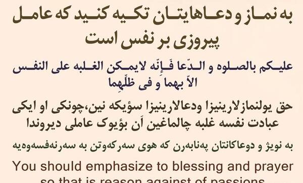 عکس نوشته شهید حمید باکری