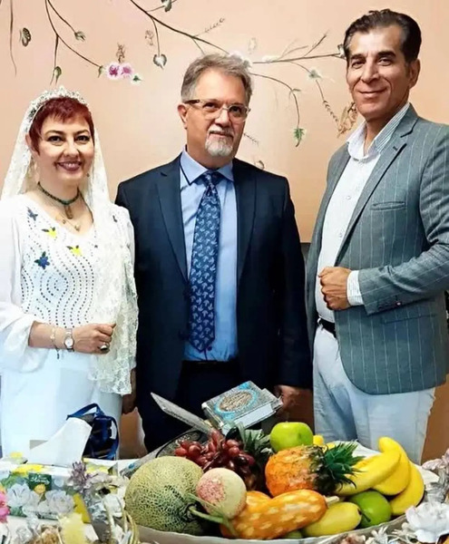عکس از آناهیتا همتی و شوهرش