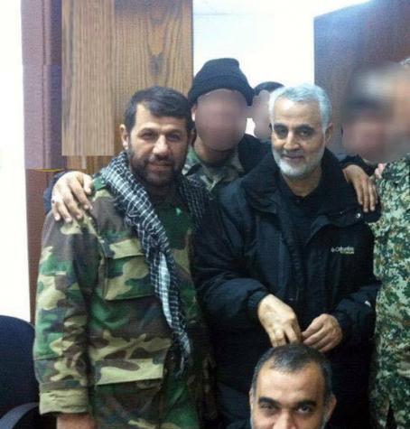 عکس یادگاری حاج قاسم سلیمانی