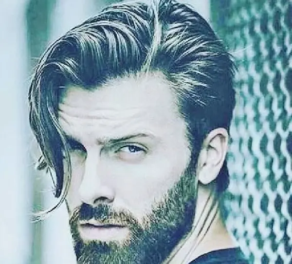عکس پسر ریش بلند