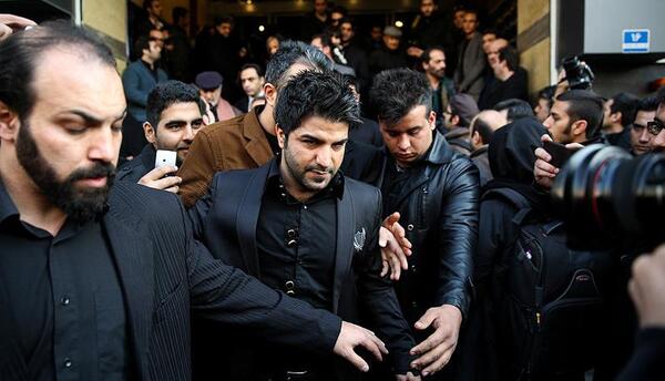 عکس مراسم فوت همسر بنیامین بهادری