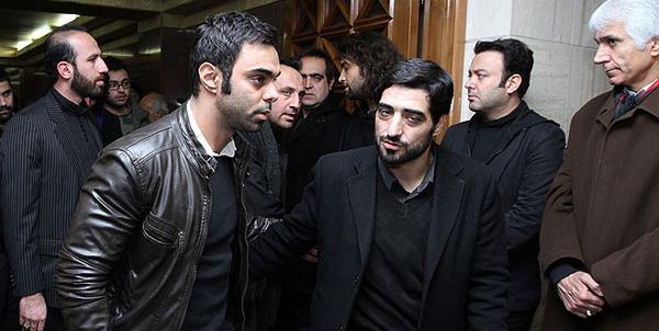 عکس مراسم فوت همسر بنیامین بهادری