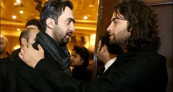 عکس مراسم فوت همسر بنیامین بهادری