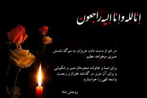 عکس استوری تسلیت شهادت آل هاشم