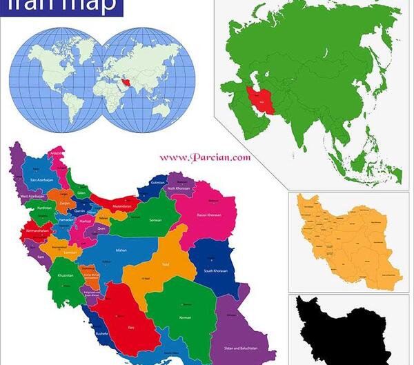 عکس لوگوی نقشه ایران
