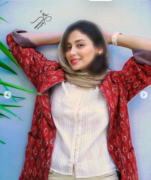 عکس پای دیبا زاهدی